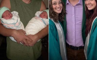 My Wife Left Our Twins Right After Birth – 18 Years Later, She Showed up at Their Graduation with a ‘Special Gift’, But What My Daughters Did Next Froze the Room
