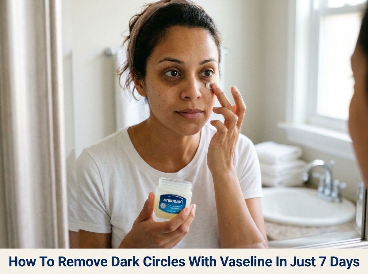 How To Remove Dark Circles With Vaseline In Just 7 Days