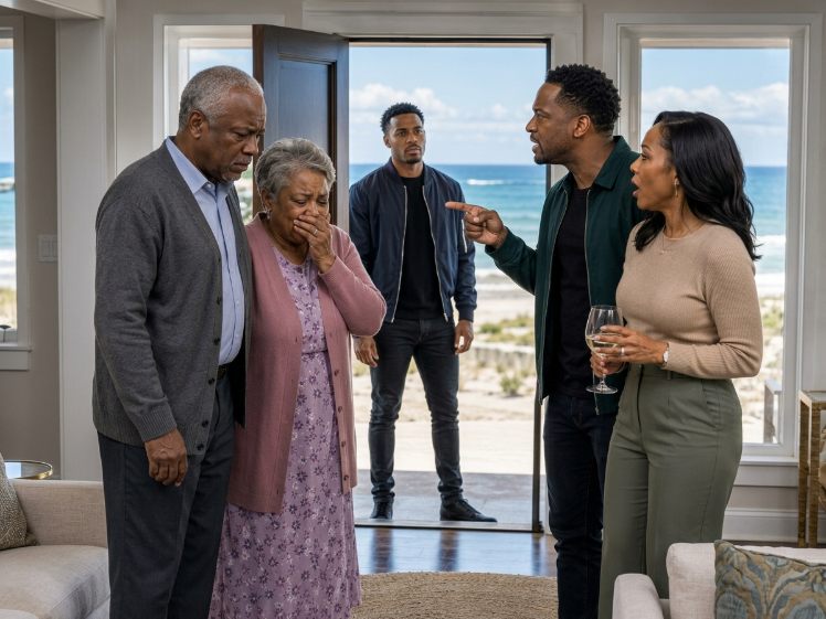 I bought my parents a 5,000 seaside mansion for their 50th anniversary, but when I arrived, my mother was crying and my father was shaking.