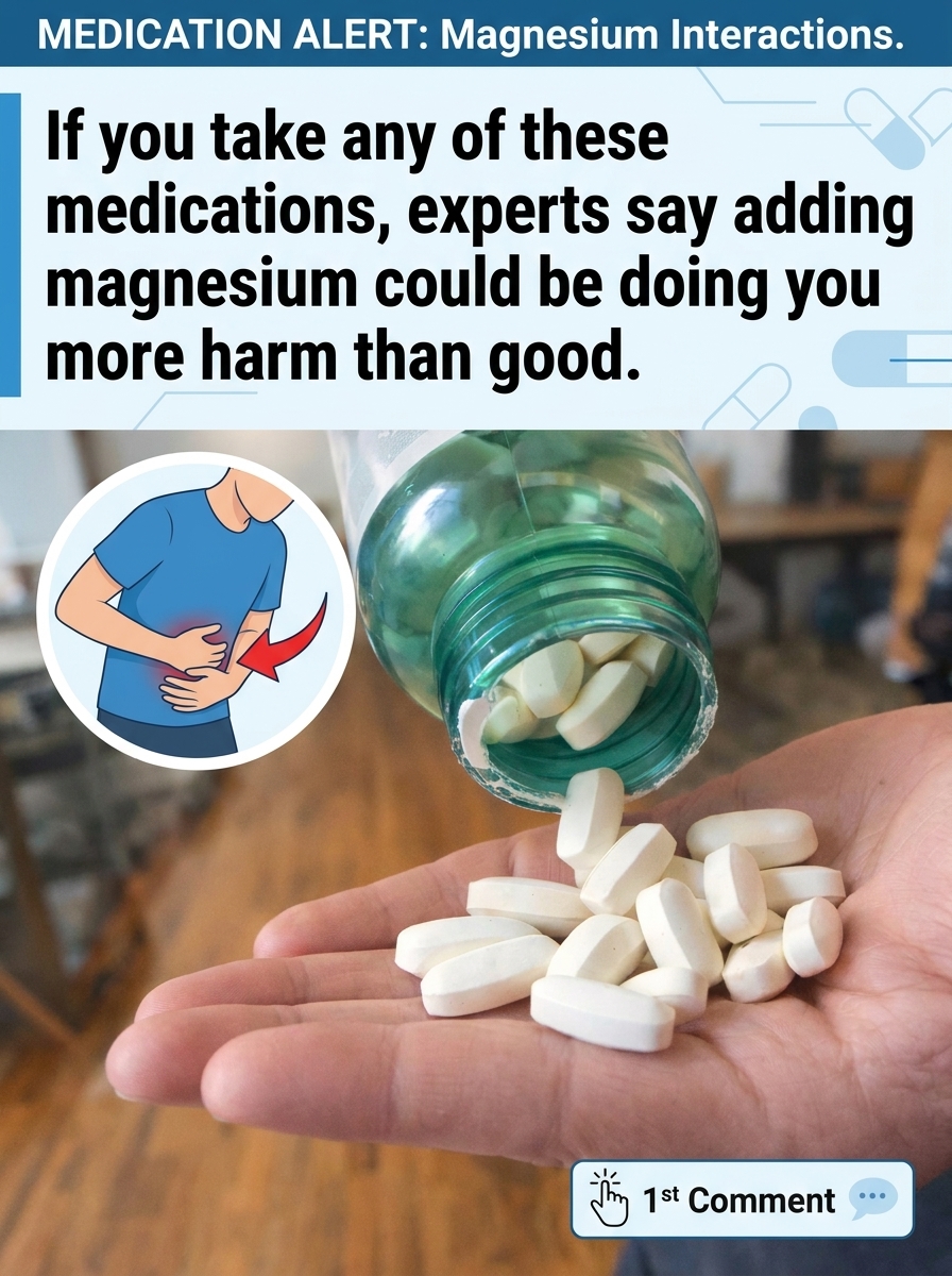 Taking Magnesium? Stop Until You Check This List of Meds It Secretly Reacts With