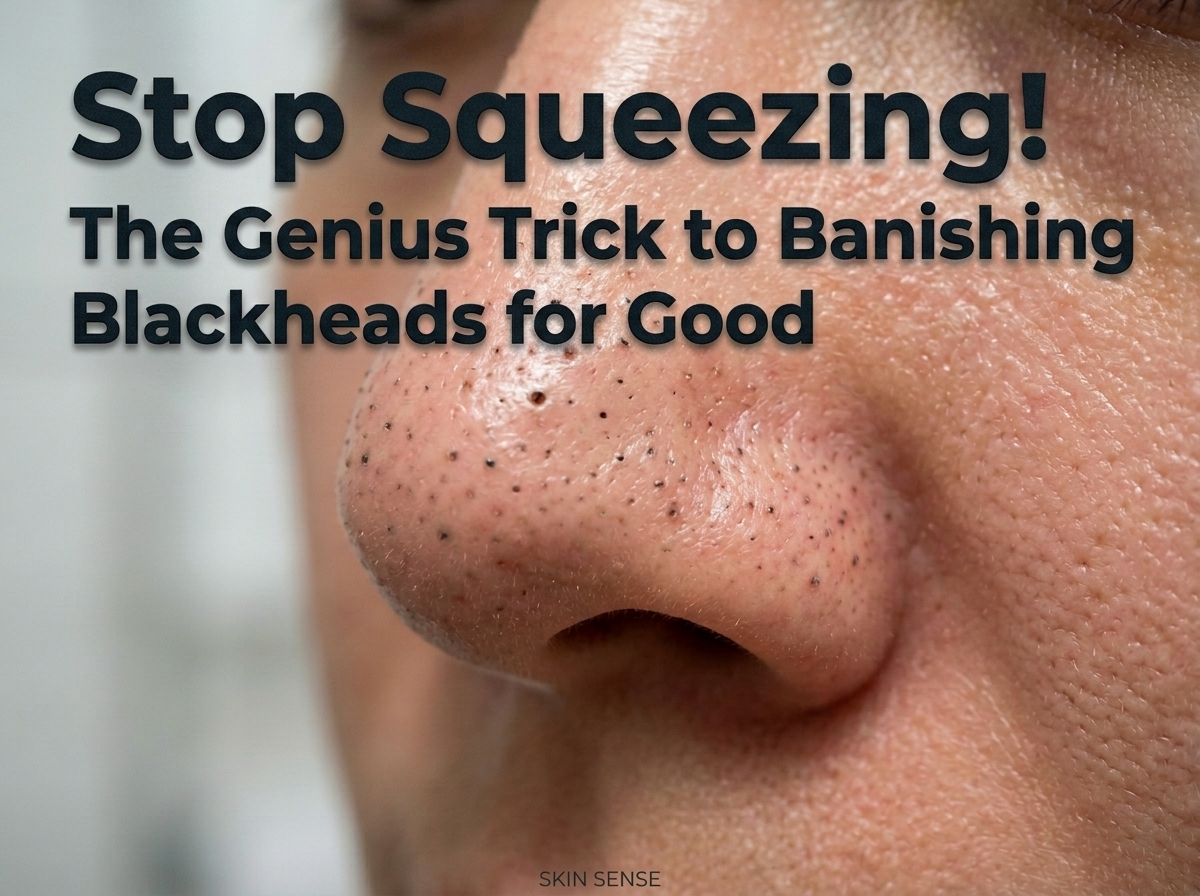 Stop Squeezing! The Genius Trick to Banishing Blackheads for Good
