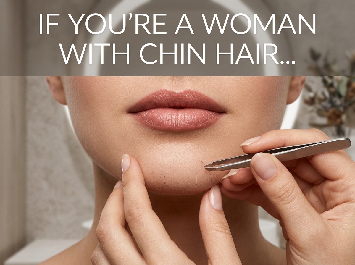If You’re a Woman with Chin Whiskers, Pay Attention. Here’s What It Means!