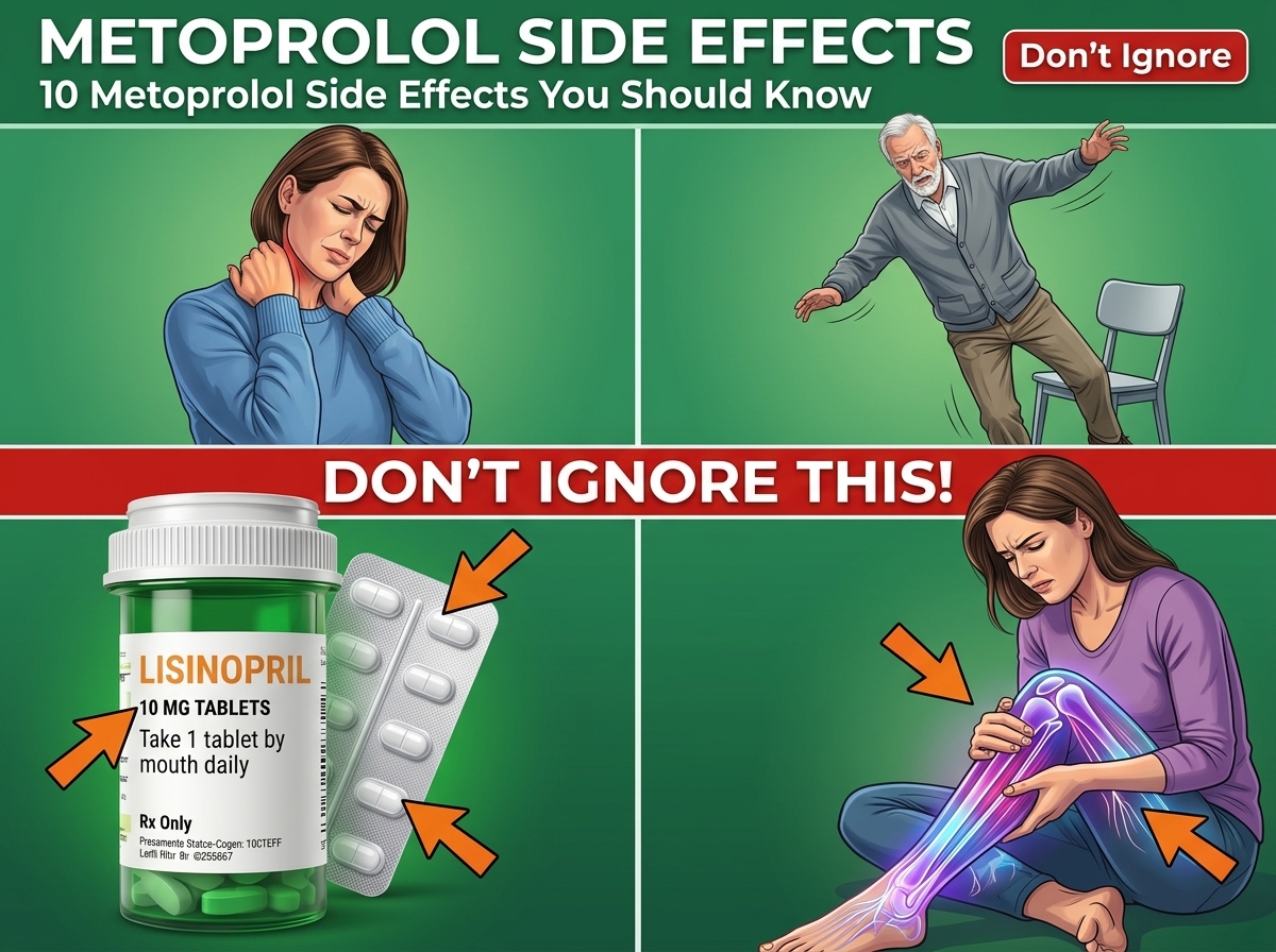 What You Aren’t Being Told: 10 Shocking Side Effects of Metoprolol