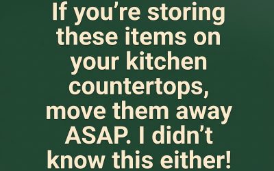 Get These 10 Things Off Your Kitchen Counter Immediately (Number 4 Will Shock You)
