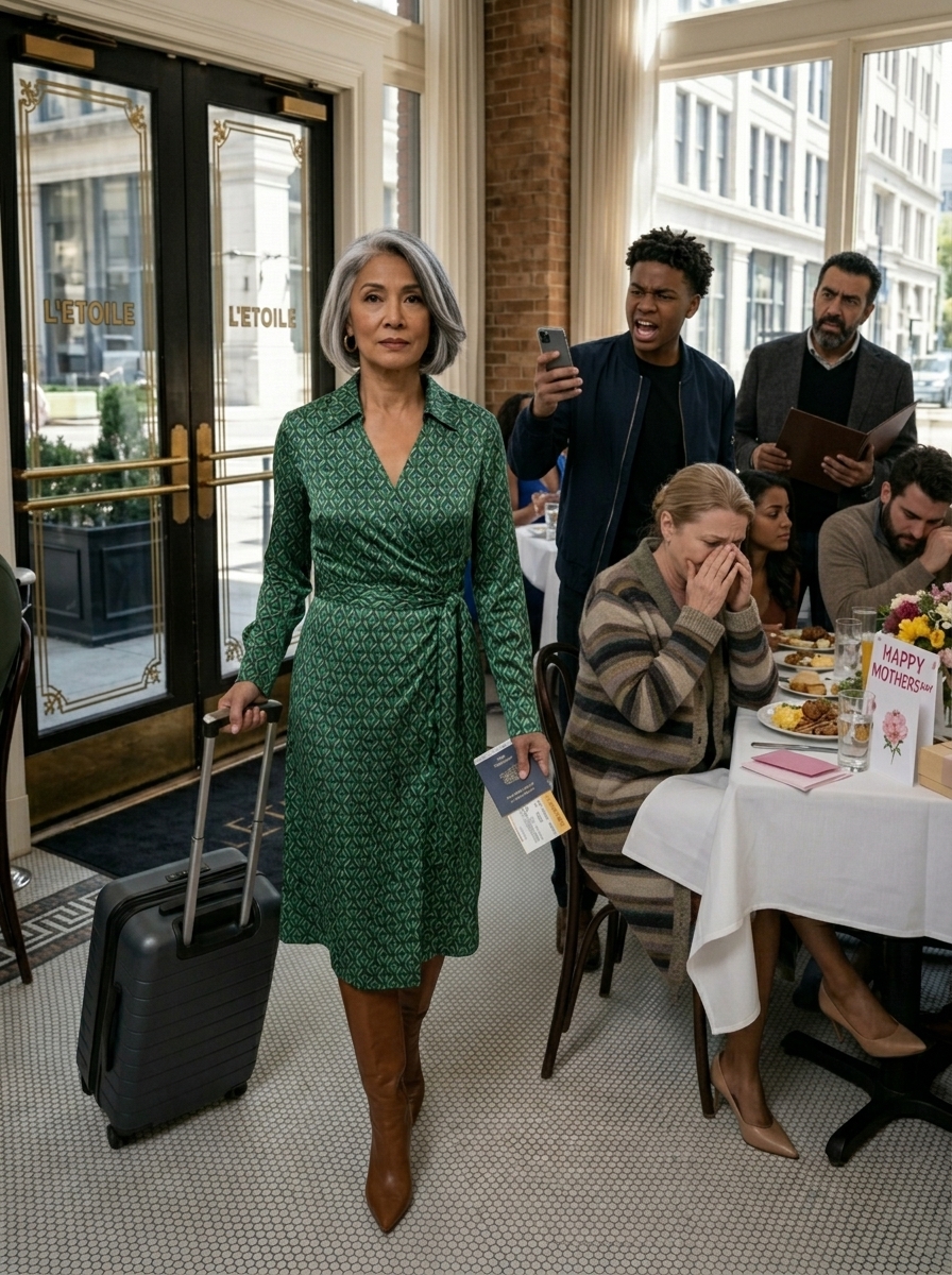 On Mother’s Day, my grown children ambushed me with a twelve-person dinner reservation and expected me to blindly pay for everyone, so I quietly paid only for my own meal and walked right out!