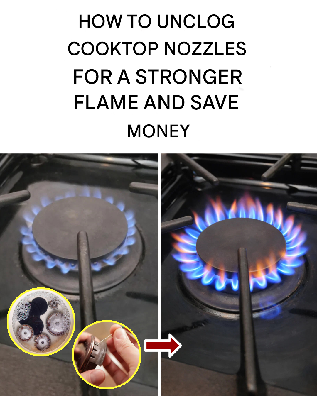 How to Unclog Cooktop Burner Nozzles to Improve Performance