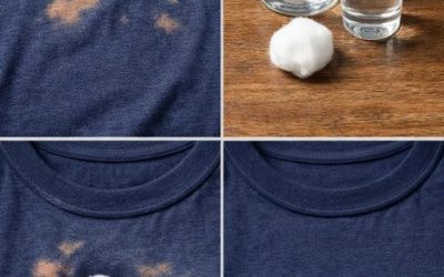 Bleach stains on your clothes? No need to throw them away: here’s the solution.