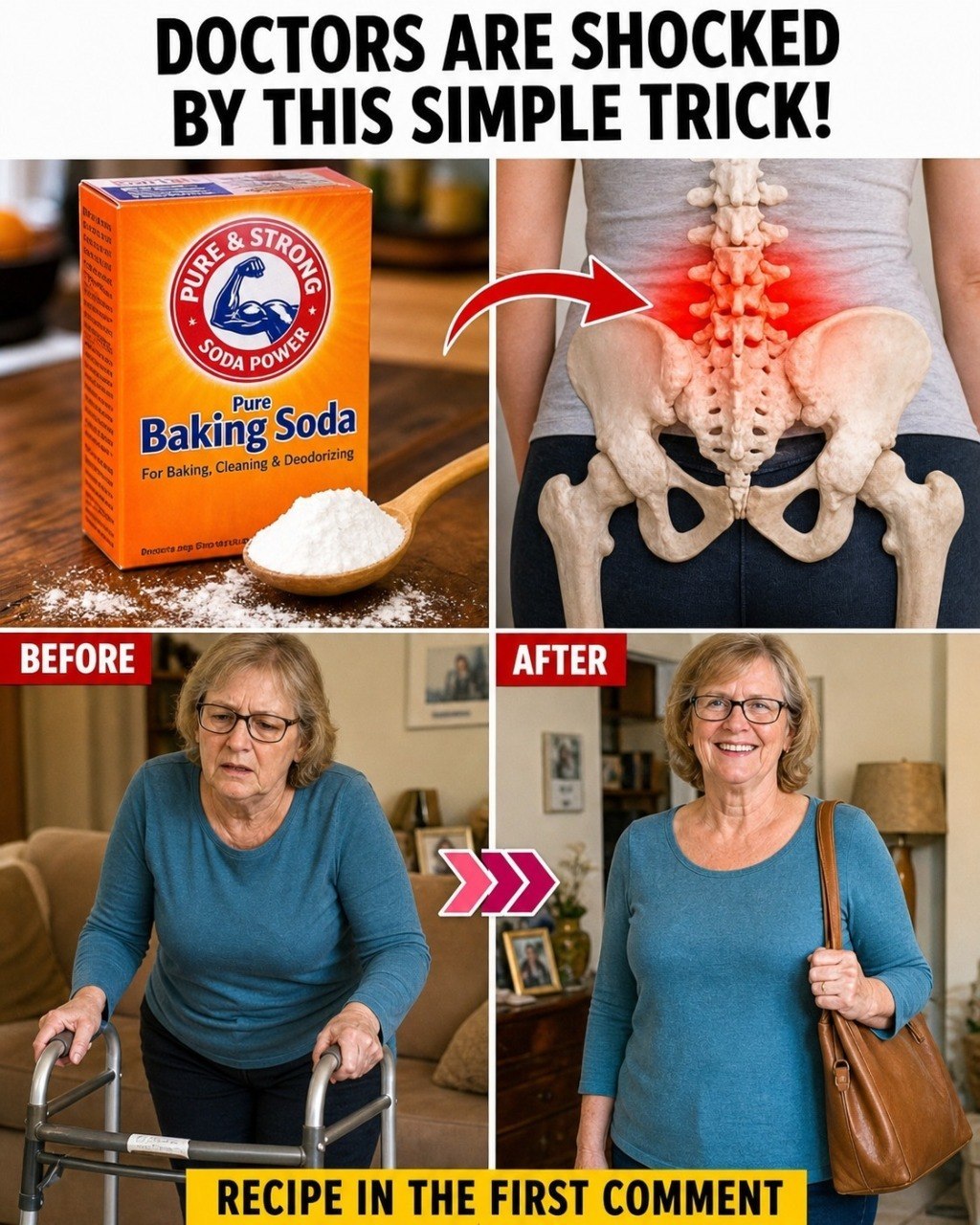 SENIORS: Use BAKING SODA THIS WAY and see how up to 13 common health problems