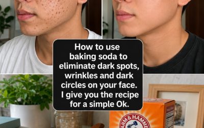 How to use baking soda to remove dark spots, wrinkles and dark circles from your face.