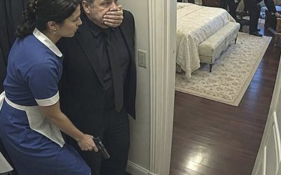 The Mafia Boss Came Home Early—Then His Maid Grabbed His Arm and Whispered, “Don’t Make a Sound