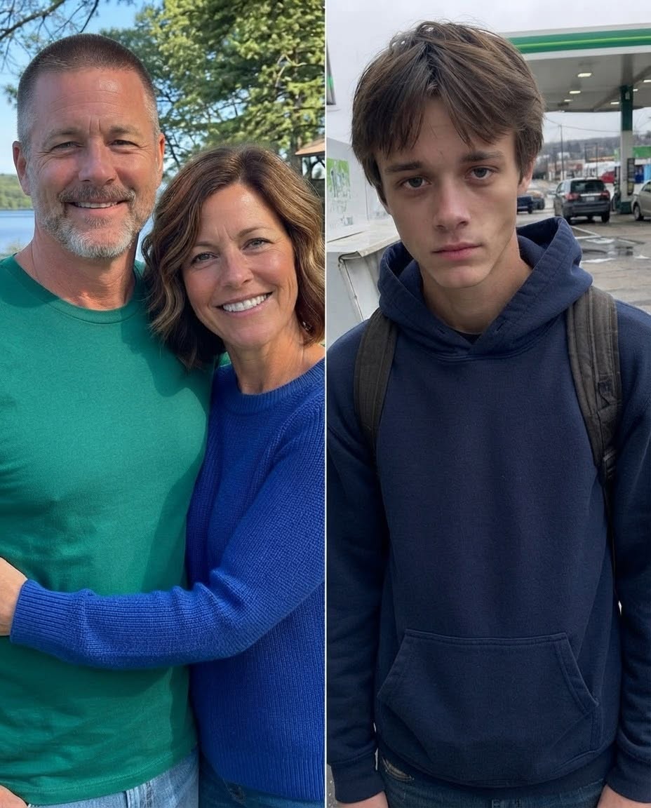 I Let a Homeless Teen Borrow My Phone at a Gas Station – What He Whispered Before Handing It Back Made My Bl00d Run C0ld
