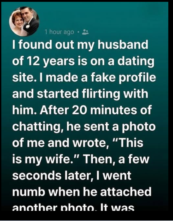 I Thought My Husband Was Secretly Cheating Until I Discovered the Heartbreaking Truth Hidden Behind His Online Profile
