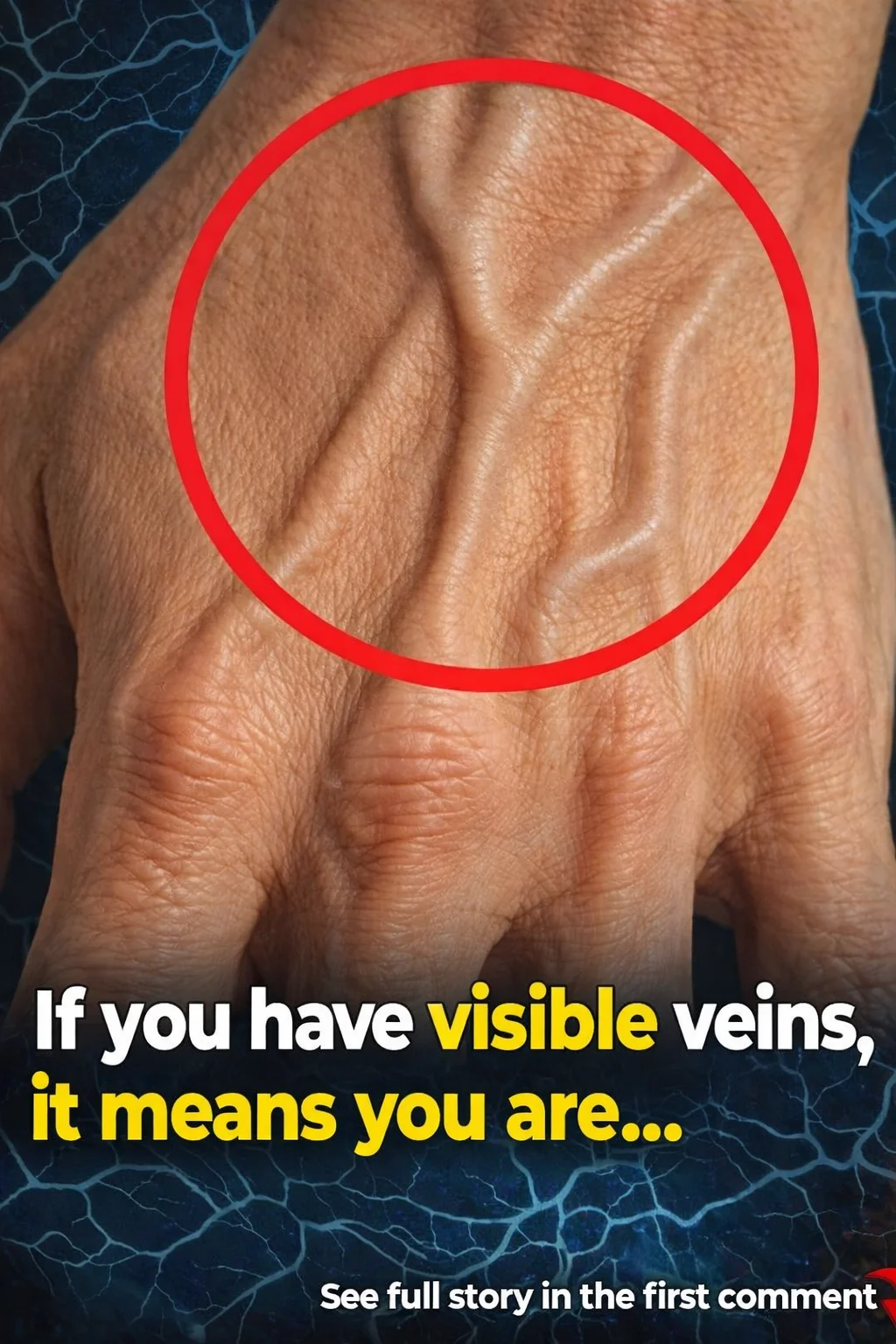 Why are your veins suddenly bulging and visible?