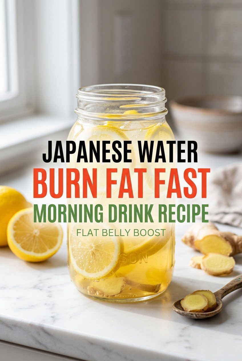 Japanese Water Recipe for Fat Burning: The Ancient Secret Behind Japan’s Slim Culture