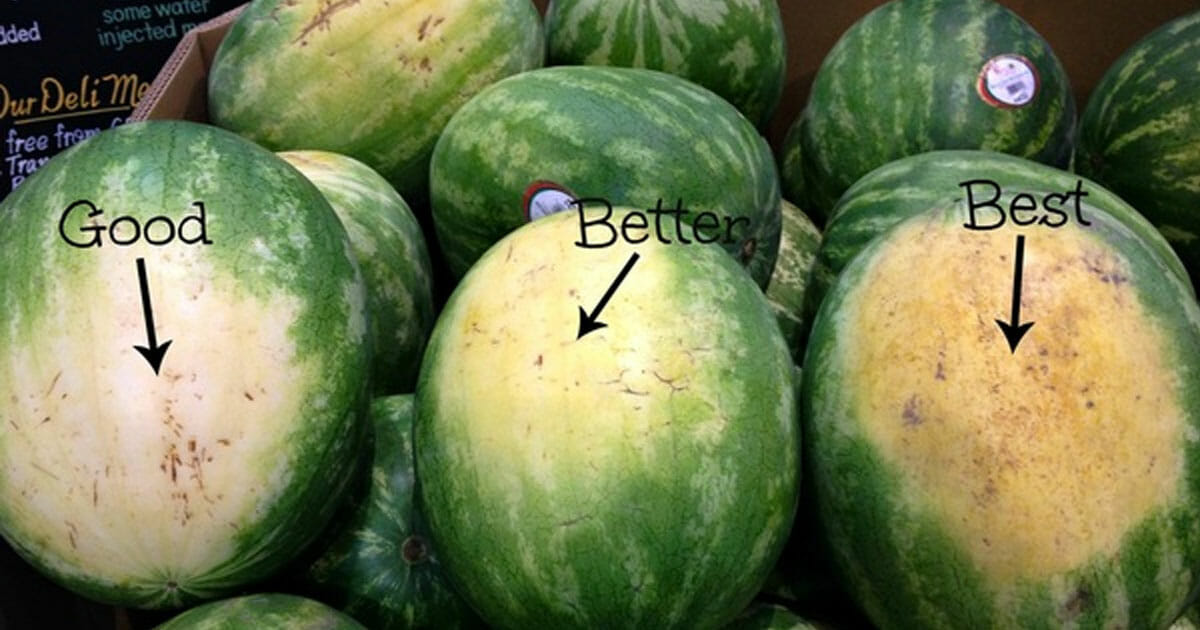 5 key tips to make sure you pick the perfect watermelon every time