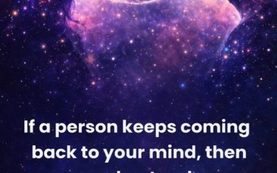 When Someone Keeps Appearing in Your Thoughts