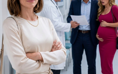 I knew for months my husband was cheating with his secretary, but I stayed quiet—until I saw them leaving a prenatal ultrasound together