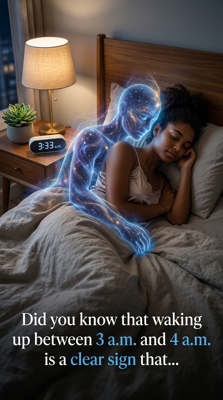 Did you know that waking up at 3 or 4 in the morning is a clear sign of..