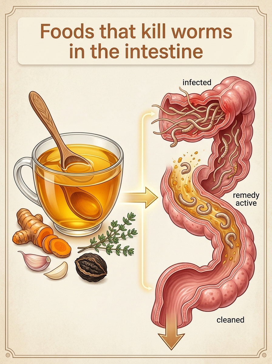 7 Foods That Kill Worms in the Intestine