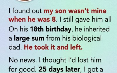 I Found Out My Son Was Not Mine Then Years Later He Came Back And Said Something I Will Never Forget