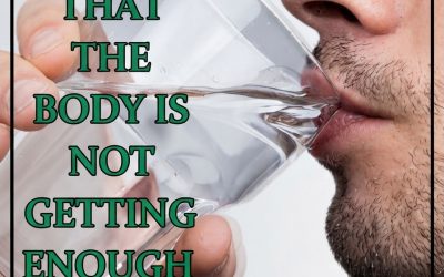 8 signs that the body is not getting enough water