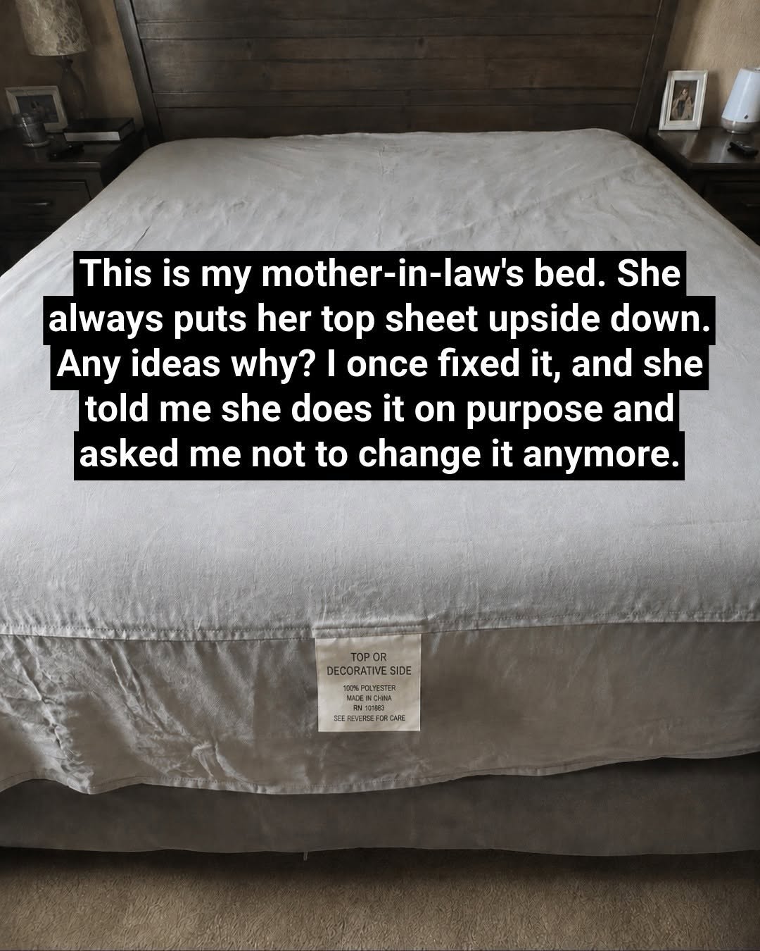 Why Some People Put Top Sheets On Upside Down 😱