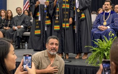 I gave up 22 years of my life raising my triplet nieces — what they did at their college graduation made me drop to my knees.